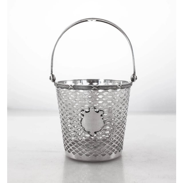 We’re just gaga over this sterling silver bucket with a glass insert. Done in an arts and crafts style it has an open work...