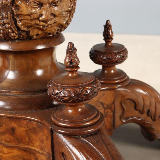 Luigi Filippo Biscuit Table in Walnut For Sale - Image 5 of 10