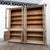 19th Century Oak Glass-Fronted Bookcase, 1890 For Sale - Image 3 of 13