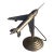 1950s Solid Bronze Jet Airplane Desk Sculpture, French For Sale