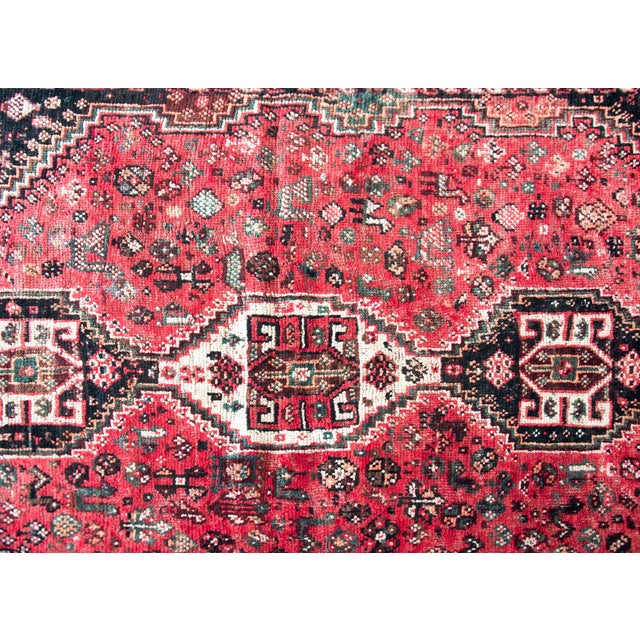 Mid-20th Century Persian Shiraz Rug For Sale - Image 12 of 14