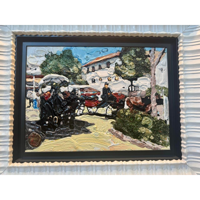 Original Oil Painting Titled “Old Europe,” Signed and Dated 2013 by the Artist Artak Muradyan (Armenian School). For Sale - Image 4 of 6