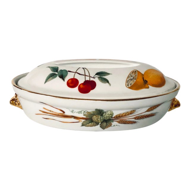 Royal Worcester Evesham Lidded Entree For Sale