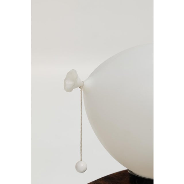 Balloon Lamp designed by Yves Christin for Bilumen in Italy in the 1970s. Its plastic shape evokes an inflated balloon, in...