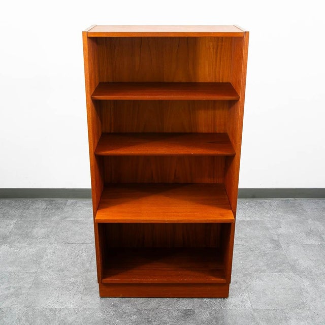 1960s Mid Century Danish Modern Book Shelf Shelving Cabinet Poul Hundevad MCM Compact For Sale In Sacramento - Image 6 of 12