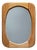 Vintage Swedish Pine Mirror, 1970s For Sale