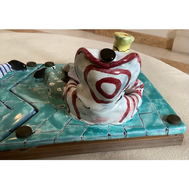 Ceramic Coat Hanger Sculpture by Otello Rosa for San Polo, 1950s For Sale - Image 7 of 13
