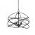 Metal Anson 4-Light Contemporary Statement Chandelier For Sale - Image 7 of 9