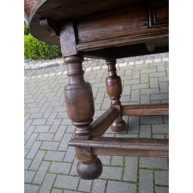 Monastery Table Dining in Oak, 1750 For Sale - Image 4 of 18