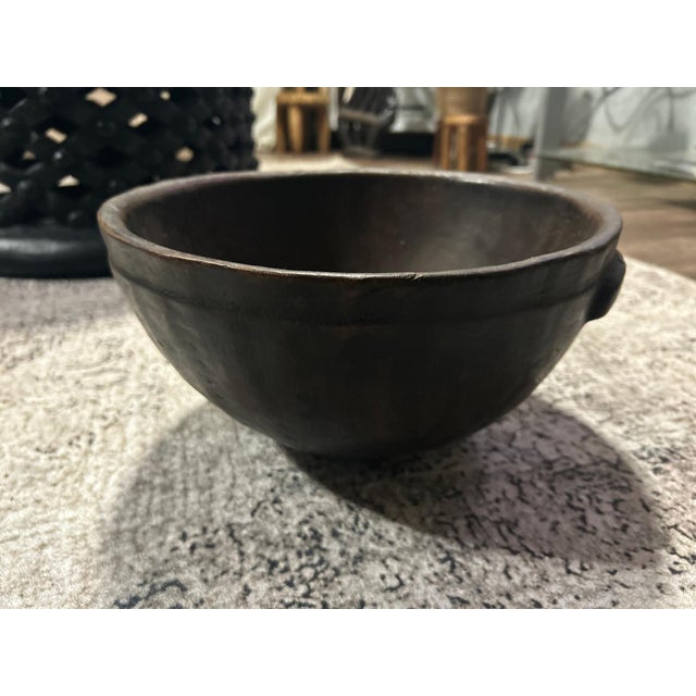 Wood Vintage Tuareg Calabash Bowl, 2010s For Sale - Image 7 of 7