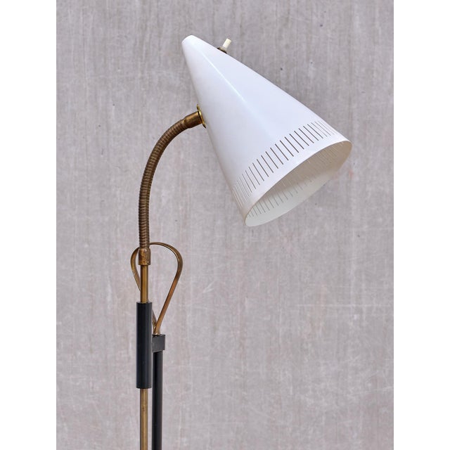 Vintage Swedish Adjustable Model 7070 Floor Lamps from Falkenbergs Belysning, 1960s, Set of 2 For Sale - Image 9 of 18