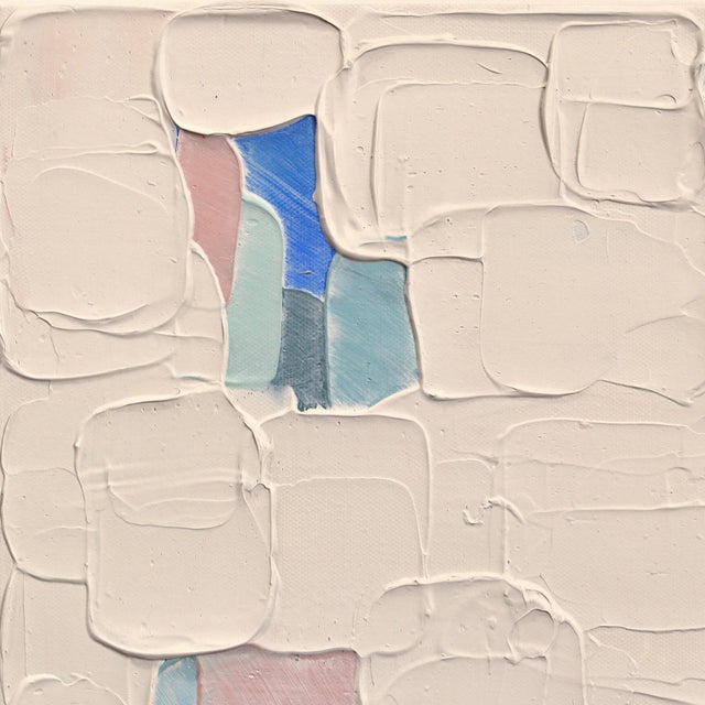 Beige Baby 4 - Original Earth-Tone Textured Abstract Acrylic Painting on Canvas For Sale In Los Angeles - Image 6 of 9