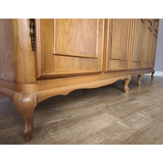 Vintage French Louis XVI Style Wardrobe For Sale - Image 9 of 13