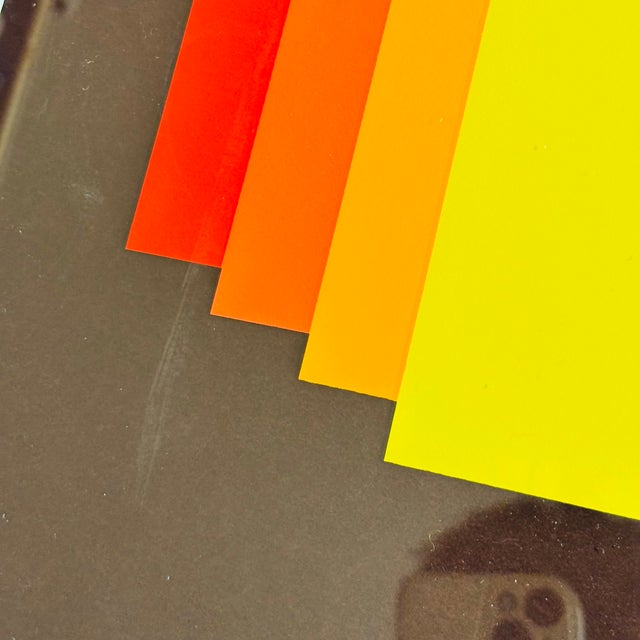 1970s Geometric Abstract Serigraph by Frank Rowland, Titled "Fanfare" For Sale In San Francisco - Image 6 of 12