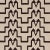 Schumacher X David Kaihoi Turkish Step Fabric in Brown For Sale