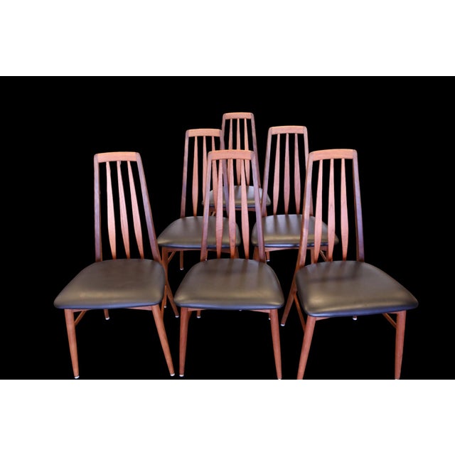 Mid-Century Modern Eva Chair in Teak with Leather by Niels Kofoed for Koefoeds Møbelfabrik, 1960s For Sale - Image 3 of 18