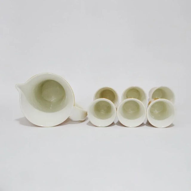 1950s Vintage Pitcher & Glass Set, 1950s, Set of 7 For Sale - Image 5 of 6