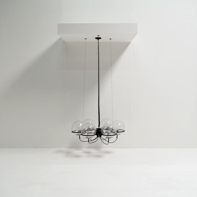 Dutch Saturnus Chandelier from Raak Amsterdam, 1960s For Sale - Image 11 of 11