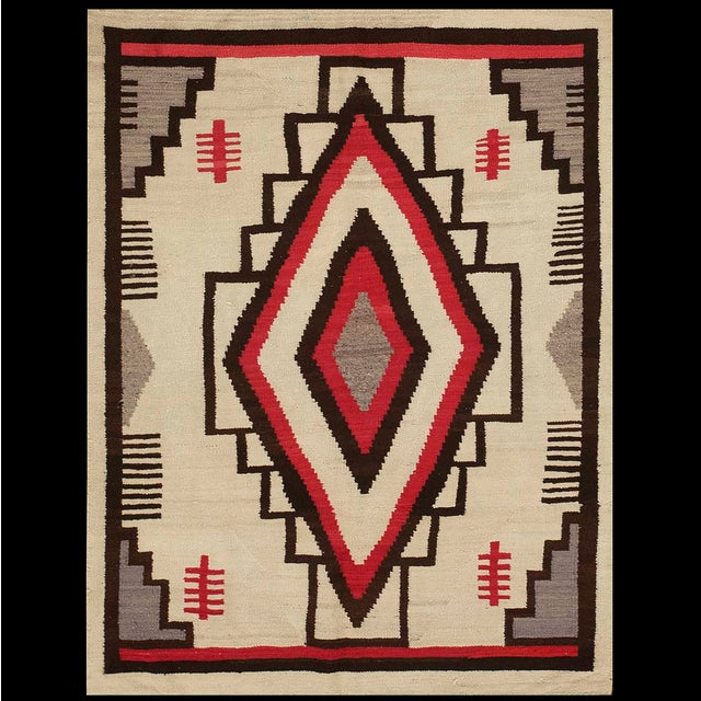 Early 20th Century American Navajo Style Carpet ( 4