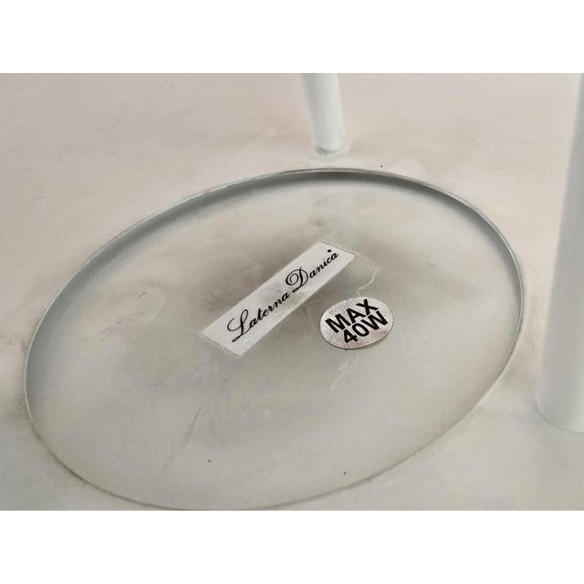 Lanterna Danica White Metal Table Lamp by Jorgen Buchwald for Nordlux, 1980s For Sale - Image 10 of 11