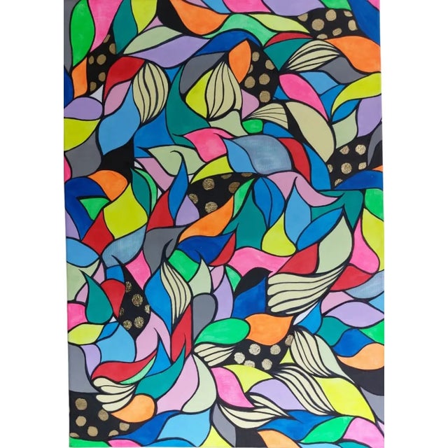 Priscilla Bilijam, Sills Resumé, 2024, Acrylic on Canvas For Sale