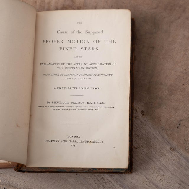 Motion of Fixed Stars Drayson Edinburgh Institution Prize, 1874 For Sale - Image 9 of 11
