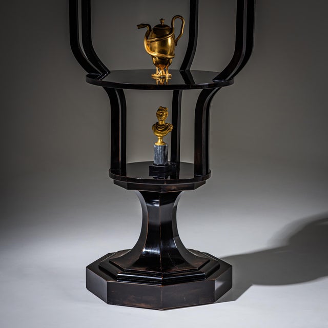 Ebonized Étagère, Vienna, Austria, Early 19th Century For Sale - Image 9 of 11
