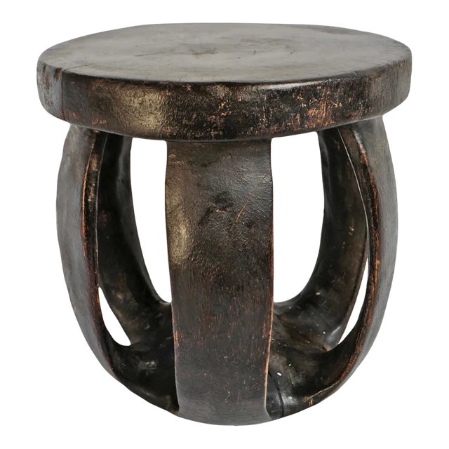 Vintage Baga Round Small Stool For Sale