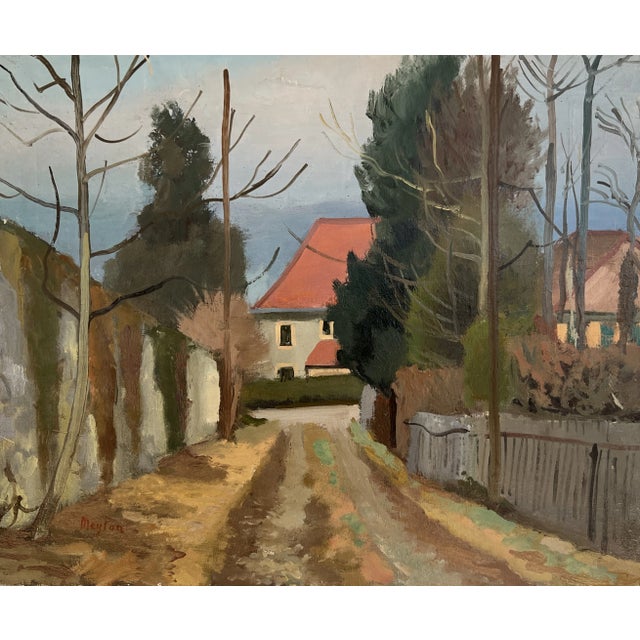 Henry Meylan, Petit chemin de campagne, Oil on Canvas For Sale - Image 12 of 12