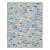 Swedish Geometric Rug by Celerie Kemble for Chairish in Sky, 5'x7' For Sale