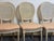 Vintage French Louis XVI Style Oval Cane Back Dining Chairs, Set of 6, C. 1970s For Sale - Image 10 of 17