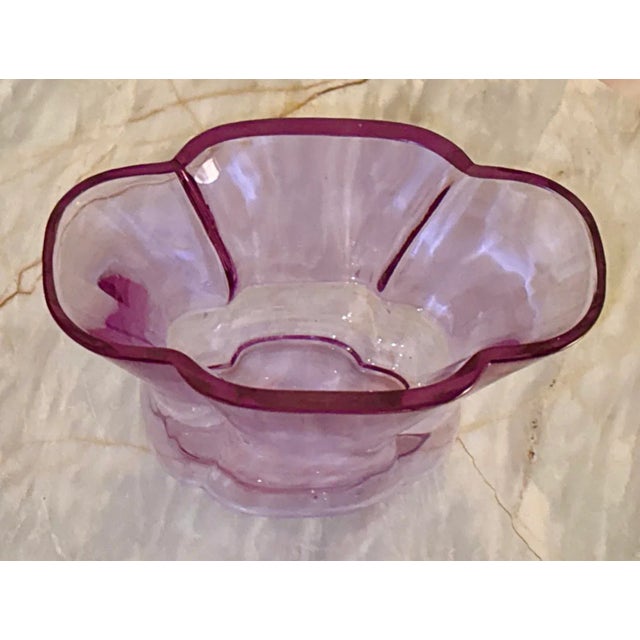 Mid-Century Modern Alexandrite Color Changing Glass Vase For Sale - Image 3 of 9