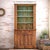 Farmhouse Primitive Stepback Cupboard, Beadboard Back, Layers of Chippy Paint With a Warm Patina For Sale - Image 3 of 11