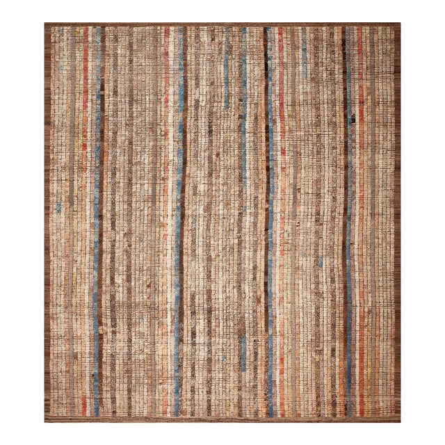 Nazmiyal Collection Contemporary Multicolor Geometric Rug For Sale