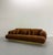 Mid 20th Century Vintage MCM Brass Plinth Sofa For Sale - Image 5 of 8