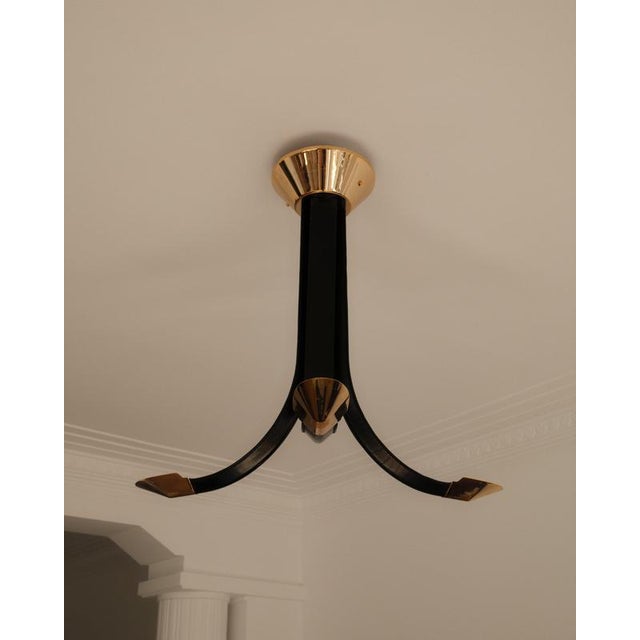 Vintage Italian Ceiling Light, 1980s For Sale - Image 3 of 6