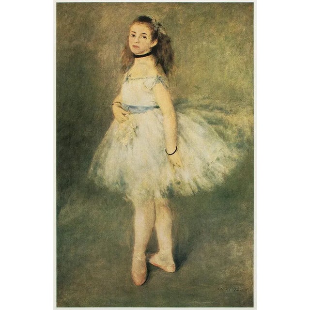 1977 After Auguste Renoir "The Dancer", Large Full-Color Print For Sale In Dallas - Image 6 of 6