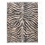 Schumacher Zebre 9' x 12' Hand-Knotted Rug in Ivory/ Black For Sale