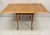 Mid 20th Century Vintage Mid Century Modern Klismos Saber Leg Oak Wood Drop Leaf Dining Table For Sale - Image 5 of 12