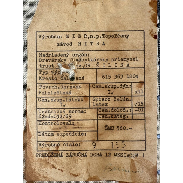 Textile Set of Mid-Century Modern Armchairs from Mier, 1960s For Sale - Image 7 of 18