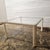 Contemporary Small Corner Coffee Table in White Lacquered Metal with Glass Top, 1970s For Sale - Image 3 of 9