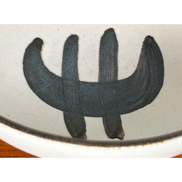 Mid-Century Modern Danish Studio Pottery Bowl by Aksel Larsen for Axella, 1960s For Sale - Image 14 of 18