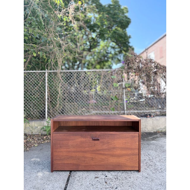 High Quality Vintage Danish Teak Dropdown Secretary Desk. Unmarked. In style of Kai Kristiansen.