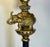 Vintage Regency Golden Elephant on Column Table Lamp With Beaded Shade For Sale - Image 4 of 11