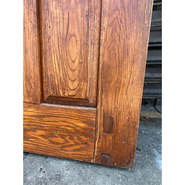 Brown 1920s European Storybook/Cottage Style Oversized Front Door For Sale - Image 8 of 12