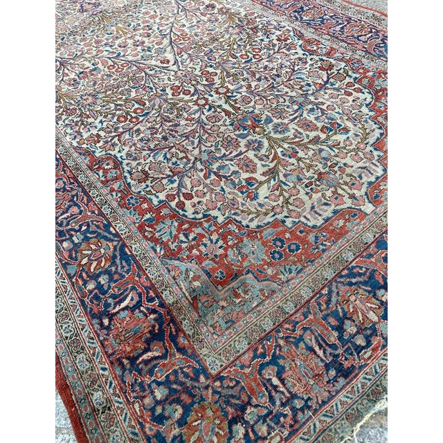 Floral Kashan Rug, 1920s For Sale - Image 14 of 18