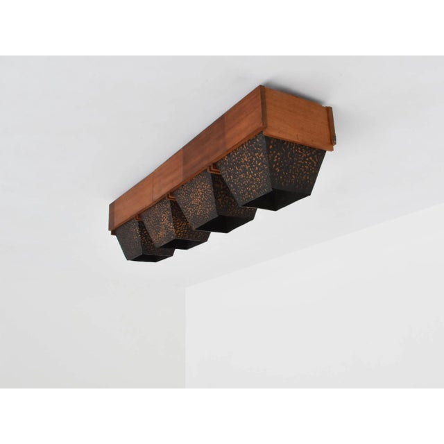 Inline Flush Mount Light by Franco Albini, 1972, in Good conditions. Designed 1970 to 1979 This piece is designed in the...