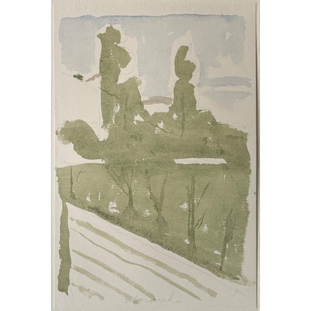 Giorgio Morandi, Landscape, 1973, Lithograph For Sale - Image 3 of 9