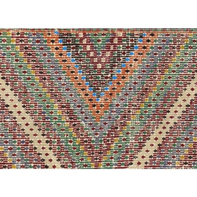 1960s Turkish Kilim. Hand woven with wool on wool foundation in the Oushak region of Turkey. Kilims & Flat Weaves are rugs...