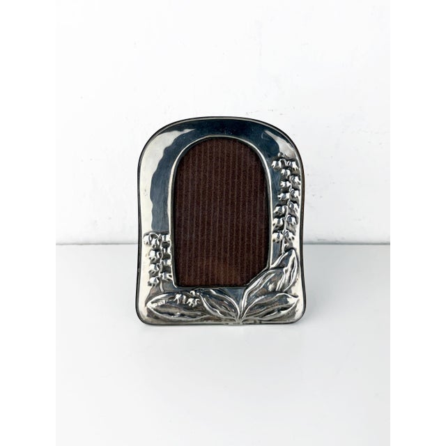 Mid-Century Italian Sterling Silver Photo Frame with Lily of the Valley Motif, 1950s For Sale - Image 12 of 12